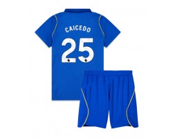Chelsea Moises Caicedo #25 Domaci Dres za Dječji 2026-27 Kratak Rukavima (+ kratke hlače)